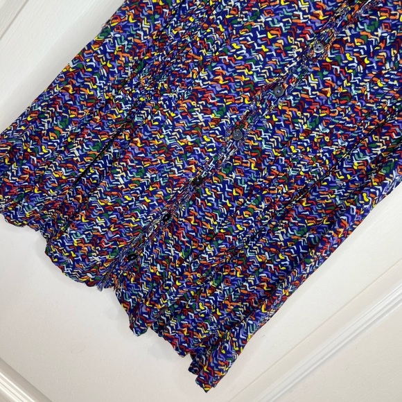 Maeve Anthropologie Multicolor Sleeveless Women's button down Top size M - Picture 10 of 13